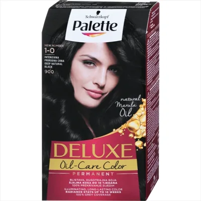 Farba za Kosu Maxi Ton Prirodno Crna Deluxe Set