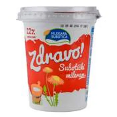 Imlek Mileram Suboticki 22%mm Mlekara Subotica 400 g