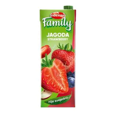 Nectar Family Sok Jagoda Brik 1,5 L