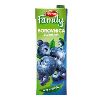 Nectar Family Sok Borovnica Brik 1,5 L