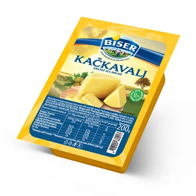 Biser Sir Mlekoprodukt Kackavalj Krstas 45% 200 g