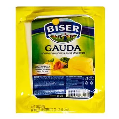 Biser Sir Mlekoprodukt Gauda Punomasni 45% 250 g