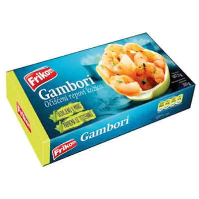 Frikom Smrznuti Gambori Ocis.Repovi Skampa 250 g
