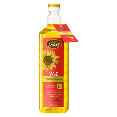 Dukat Ulje Suncokretovo Hladno Ceđeno Bački 1 L