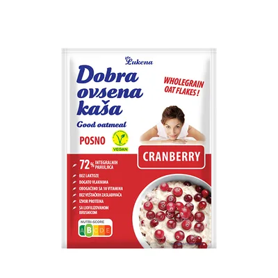 Dobra Ovsena Kasa Sa Brusnicama 60 g