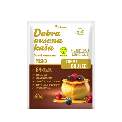Ovsena Kasa Dobra Creme Brulee 60 g