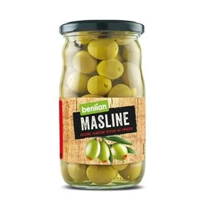 Masline Zelene Sa Paprikom Benlian Food 700 g