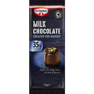 Cokolada Mlecna Za Jelo I Kuvanje Dr.Oetker 150 g