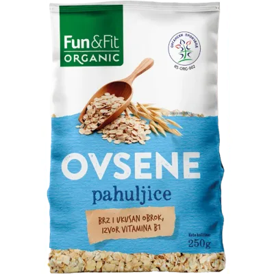 Pahuljice Organske Ovsene Fun&fit 250 g