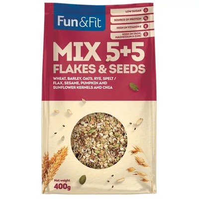 Mix 5 Pahuljica I Semen400g Fun&fit 400 g