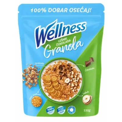 Granola Kikiriki&jezgrasto Voće Fun&fit 330 g