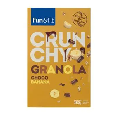 Granola Crunchy Choco Banana Fun&fit 250 g