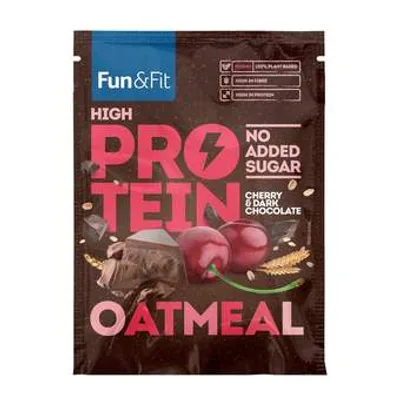 Ovsena Kaša High Protein Čoko Višnja Fun&fit 55 g