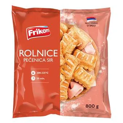Frikom Smrznuto Testo Rolnice Pecenica Sir 800 g
