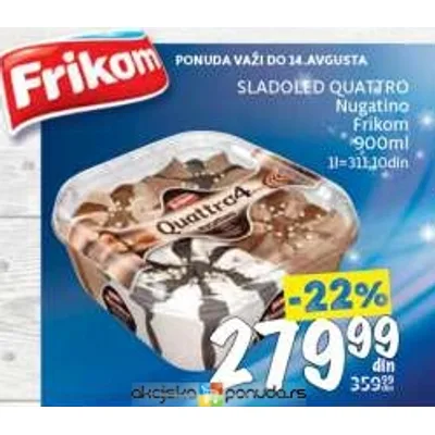 Frikom Sladoled Nugatino Quattro 900 ml