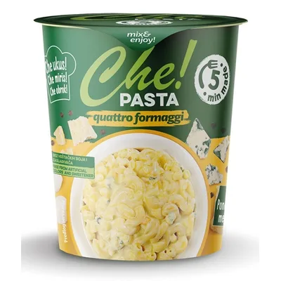 Instant Pasta Cup 4 Vrste Sira Che Pasta 62 g