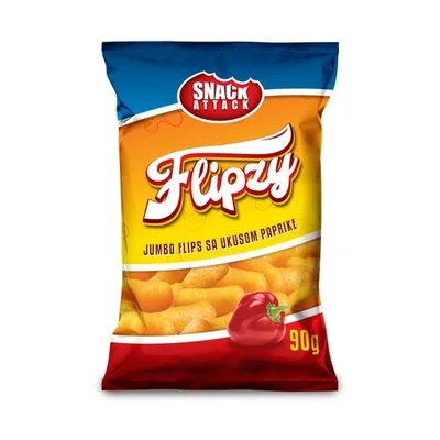 Flips Jumbo Paprika Snack Attack 90 g