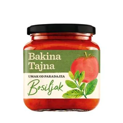 Bakina Tajna Sos Za Pastu Paradajz Bosiljak 300 g