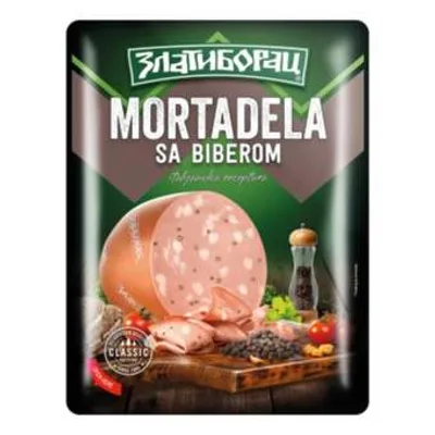 Zlatiborac Mortadela Sa Biberom Classic,slajs 125 g