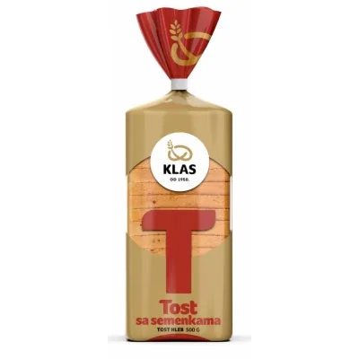 Hleb Tost Klas Sa Semenkama 500 g