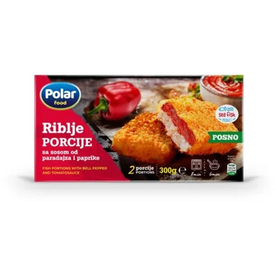 Polar Food Riblje Porcije Sa Sosom Od Paradajza I Paprike 300 g