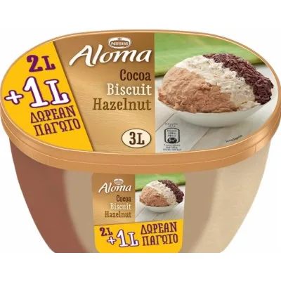 Sladoled Aloma 3in1choco 3 L