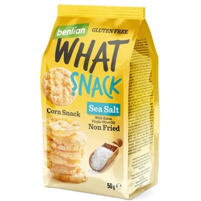 Krekeri What Snack Morska So Gluten Free Benlian Foods 50 g