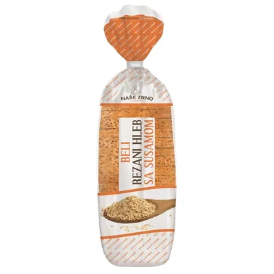 Hleb Don Beli Rezani Sa Susamom 450 g