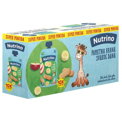 Voćni Dezert Jabuka Banana Keks Nutrino 1 kg