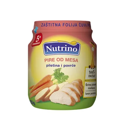 Kasica Povrce Sa Piletinom Nutrino 125 g