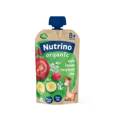Organsko Pire Jabuka Breskva Banana 4 Nutrino 100 g