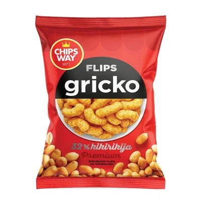 Chips Way Flips Gricko Kikir Chi Way 150 g