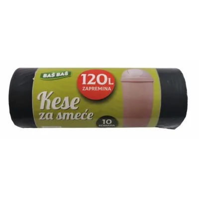 Kese Za Smeće Crne Baš 120 L