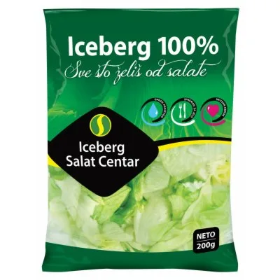 Iceberg Salata 100 % Wfc 200 g