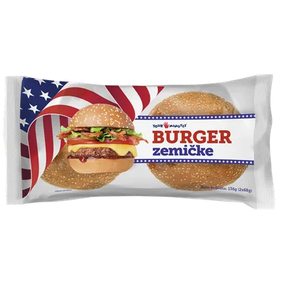 Pecivo Don Zemicke Burger 2x68 136 g