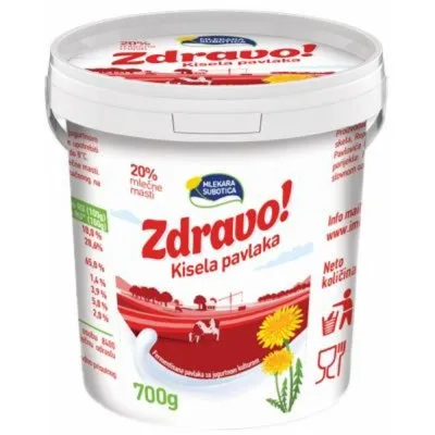 Pavlaka Kisela Glozane Mlekara Glozane 700 g