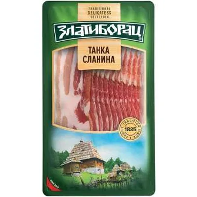 Zlatiborac Slanina Tanka Z Atm Slajs Zlat 100 g