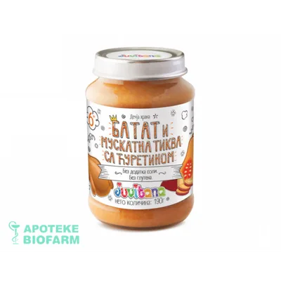 Kasica Batat&tikva&curetina Juvitana M6 Rdt Swisslion 190 g