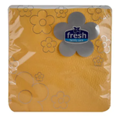 Salvete Fresh 1sl 33x33 Zuta Piramida Nit