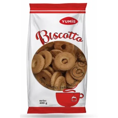 Keks Čajni Kolutići Biscotto Yumis 400 g