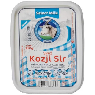 Sir Svez Kozji Za Mazanjeselect Milk 250 g