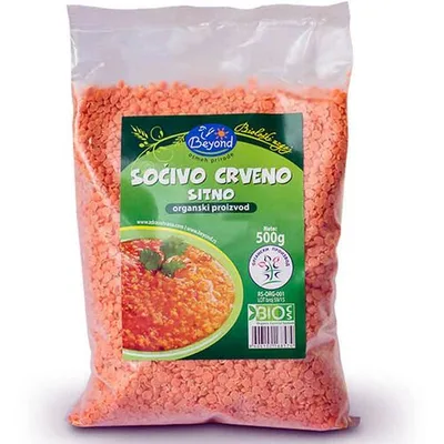 Sočivo Organsko Crveno Sitno Beyond 500 g