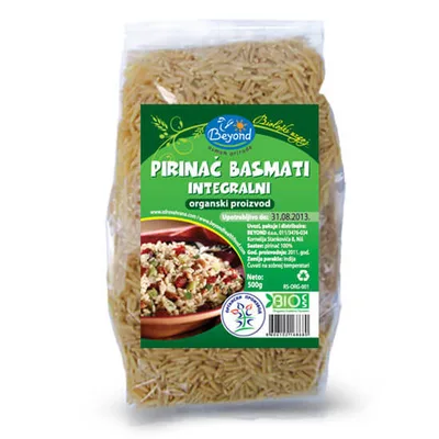 Pirinač Basmati Int Org 500 Beyond