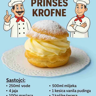 Domace Princes Krofne 12 Komada Korka