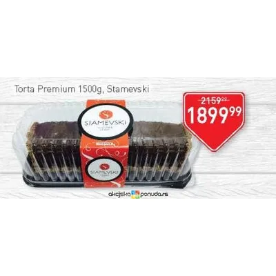 Torta Premium Moj Slatkiš 1,5 kg