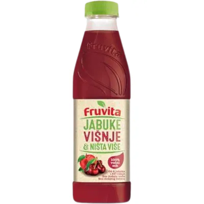 Sok Voćni Jabuka, Višnja I Ništa Više Fruvita 330 ml