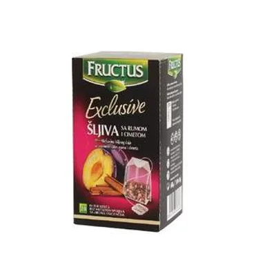 Fructus Exclusive Čaj Šljiva Sa Rumom I Cimetom 60 g