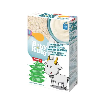 Cerealije Pirinč.Sa Kozjim Mlekom Baby King 200 ml