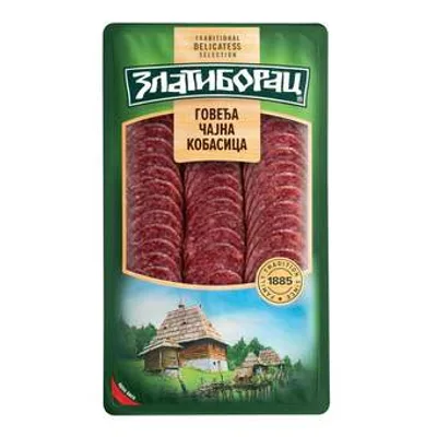 Zlatiborac Cajna Govedja Kobasica Vp Slajs 100 g