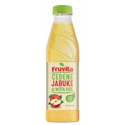 Sok Fruvita Ceđena Jabuka I Ništa Više 750 ml